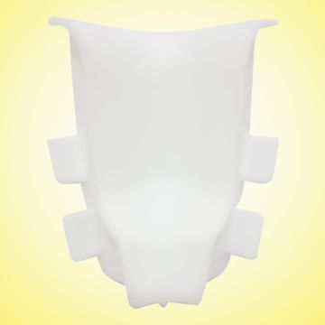 Süt Beyaz Süpürge Köşeliği